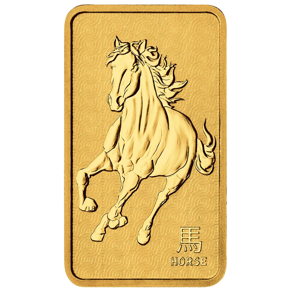 Perth Mint Lunar Horse 1 oz Gold Bar (In Assay) - Image 3