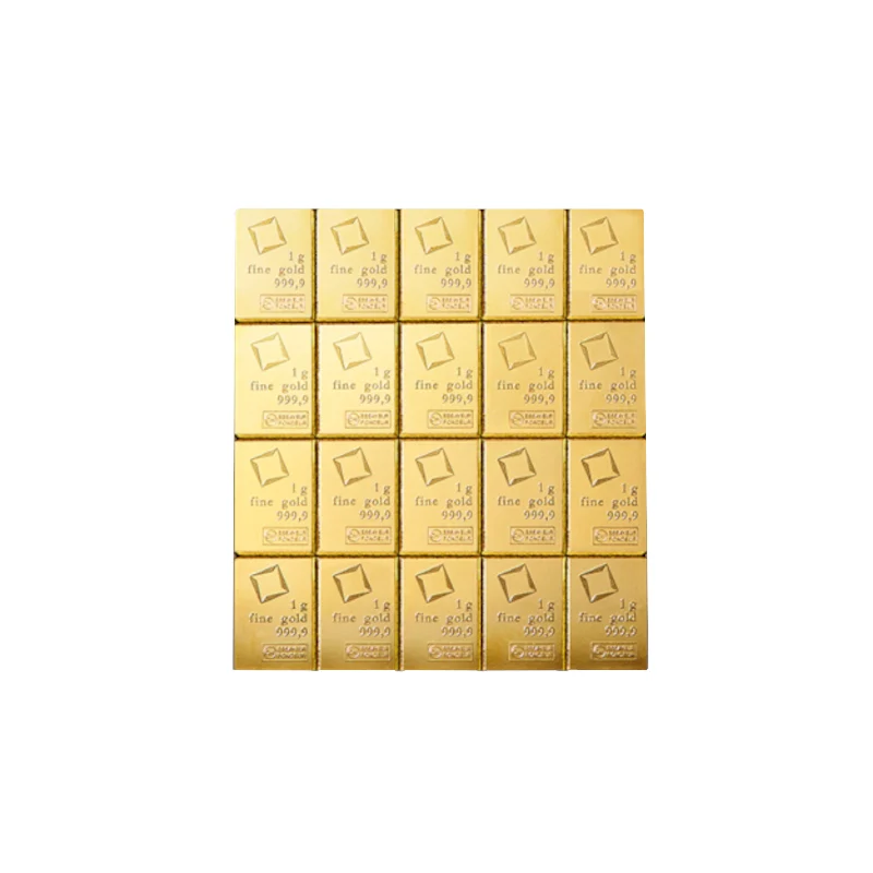 Valcambi Suisse 20x 1 gram Gold CombiBar™ (In Assay) - Image 5
